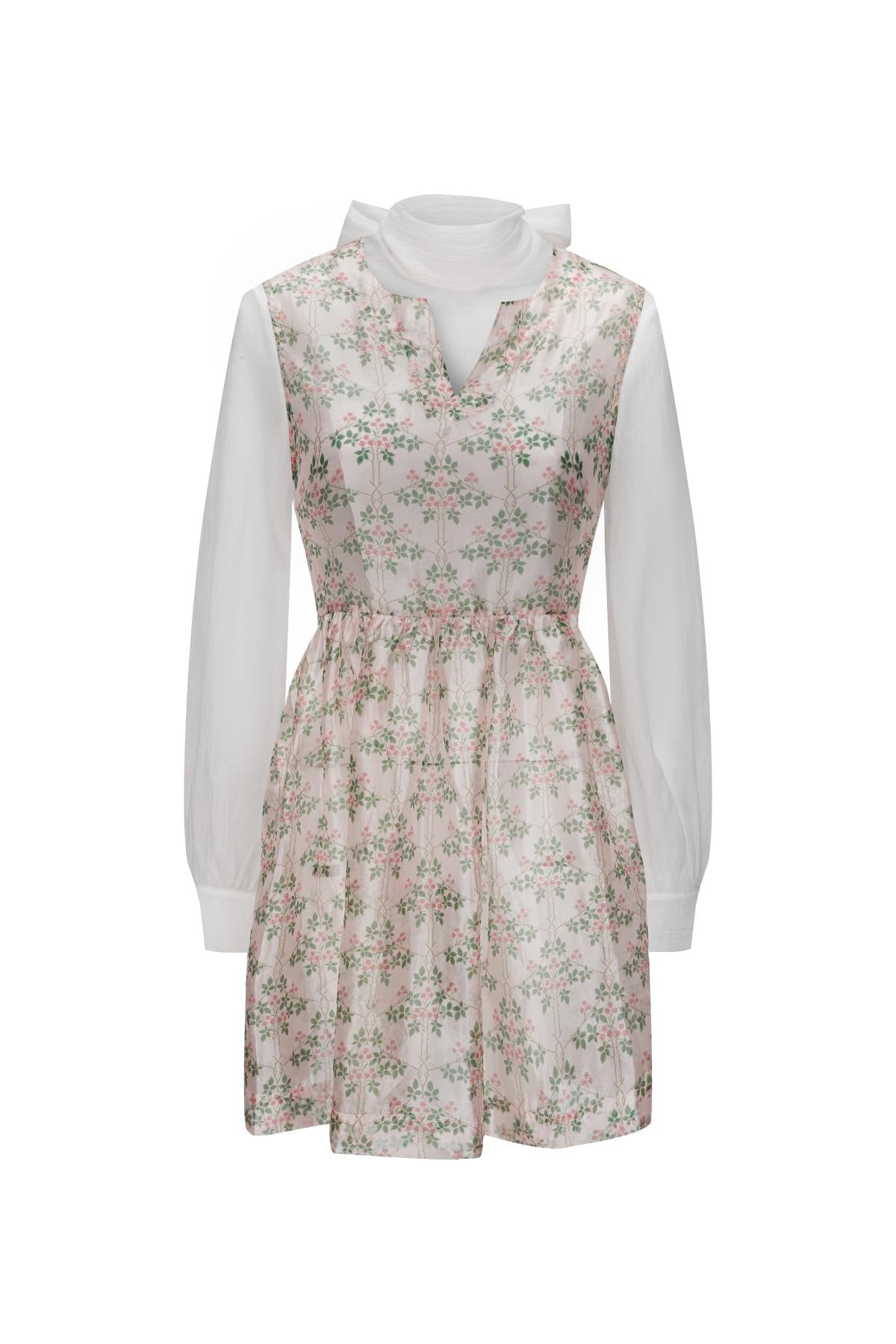 Esme DAISYLAND Sleeveless Floral Mini Organza Dress (No Lining Blouse)