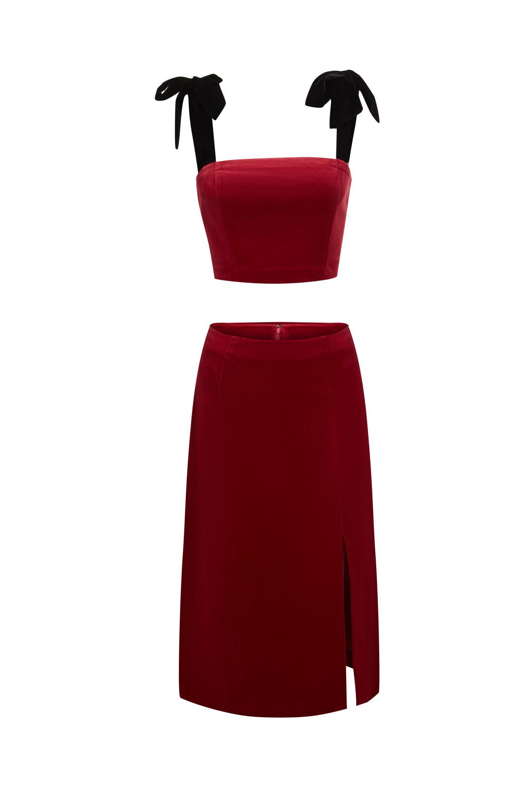 Esme ROSEWOOD Velvet Slip Dress Set