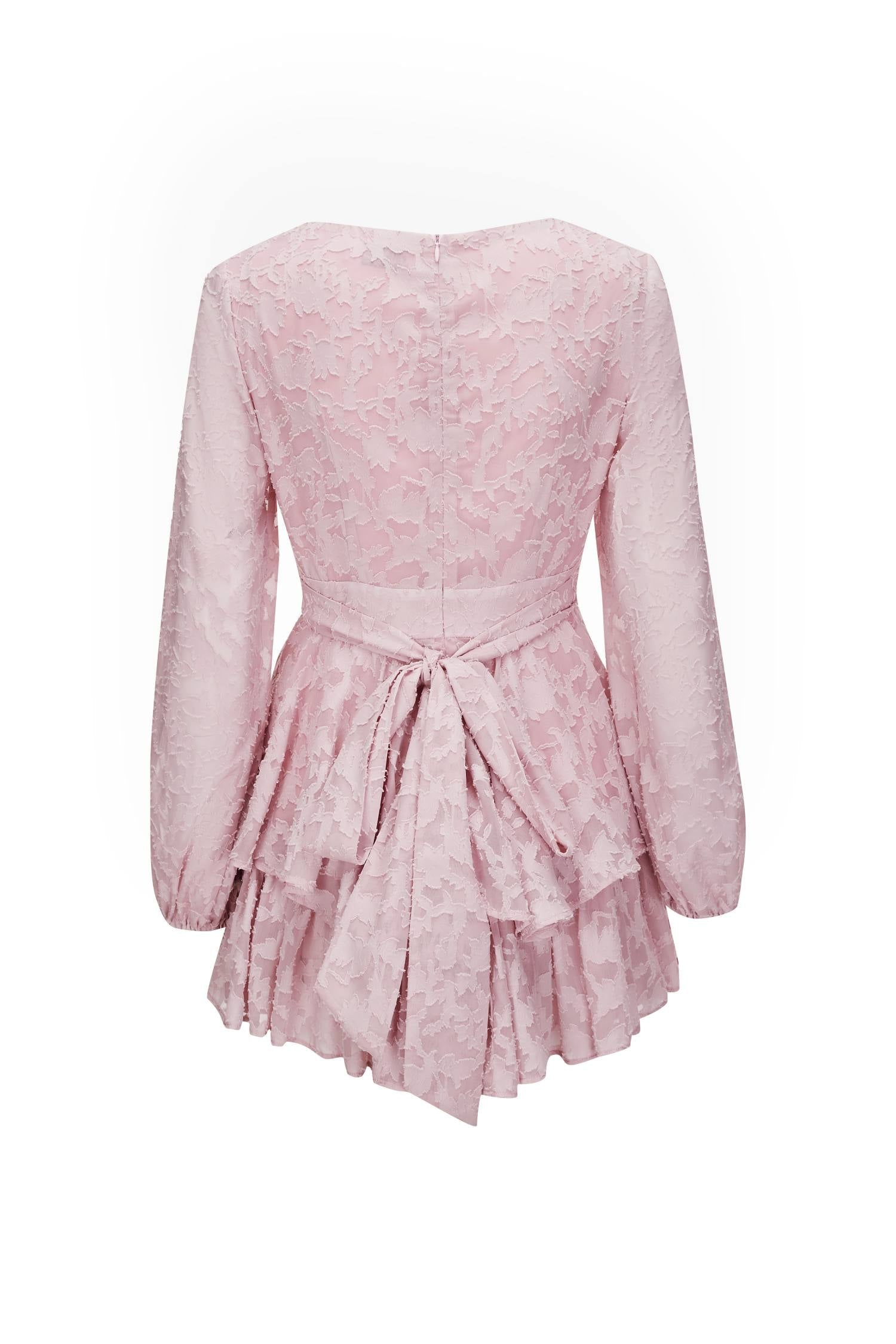 Esme THE SLEEPING FAIRY Pink Long Sleeve Mini Dress