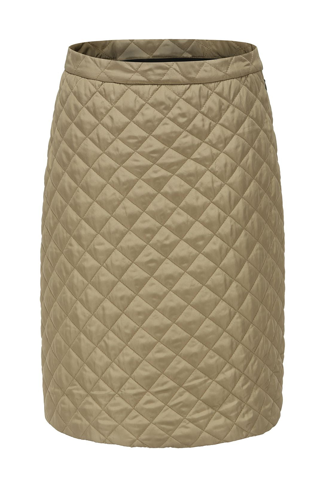 Esme MARESELLE Quilted Moss Mini Skirt