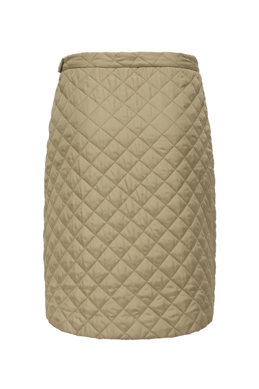 Esme MARESELLE Quilted Moss Mini Skirt