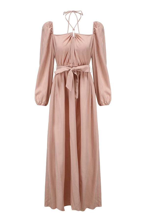 Esme MONA Salmon Soft Long Sleeve Dress