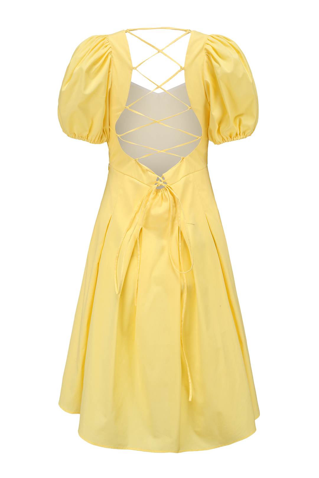 Esme FLORIDA Lemon Puff Sleeve Dress