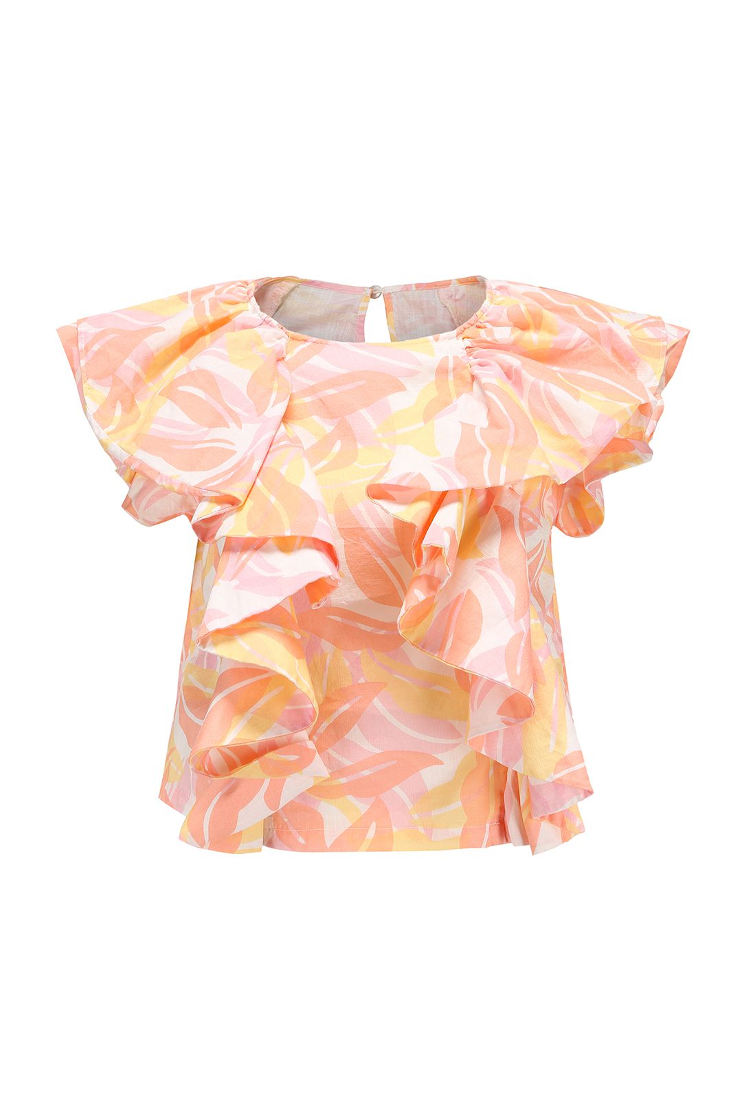 Esme MALIBU Floral Ruched Top