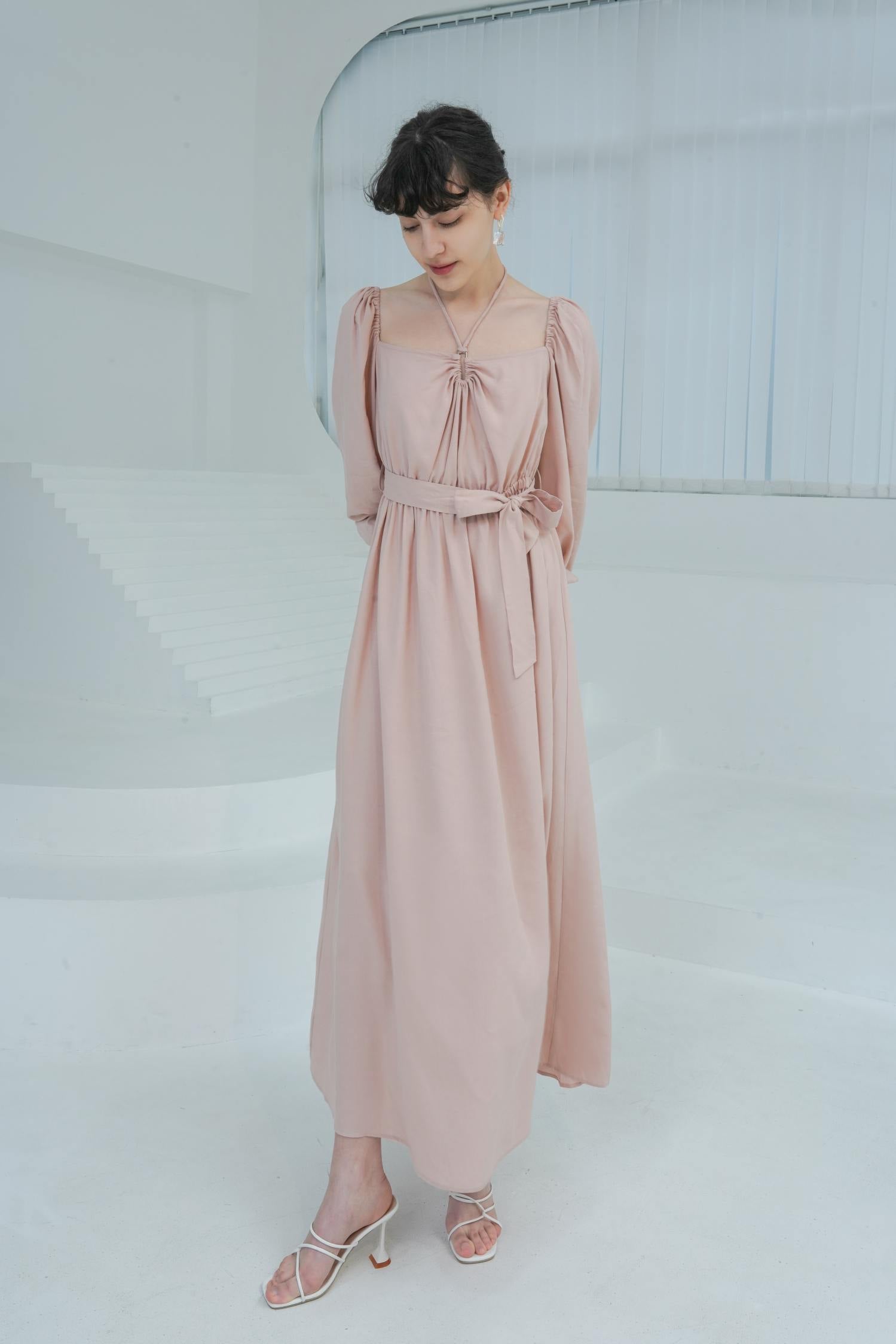 Esme MONA Salmon Soft Long Sleeve Dress